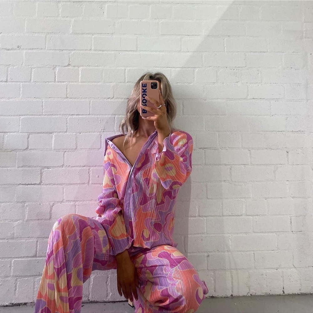 Pleated Lounge Set